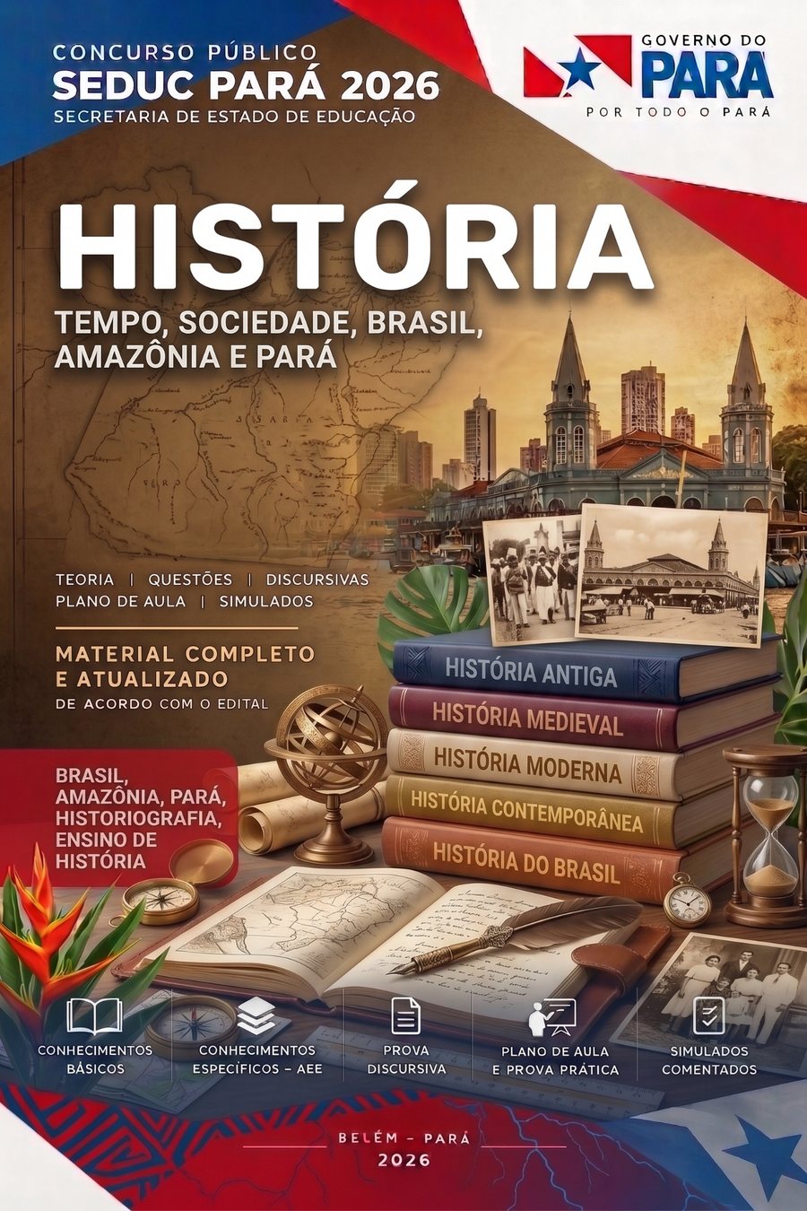 Capa História - SEDUC Pará 2026